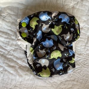 Blueberry AIO Simplex Medium Elephants UC